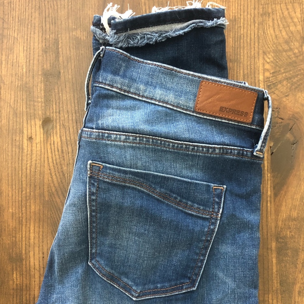 Express mid rise jeans